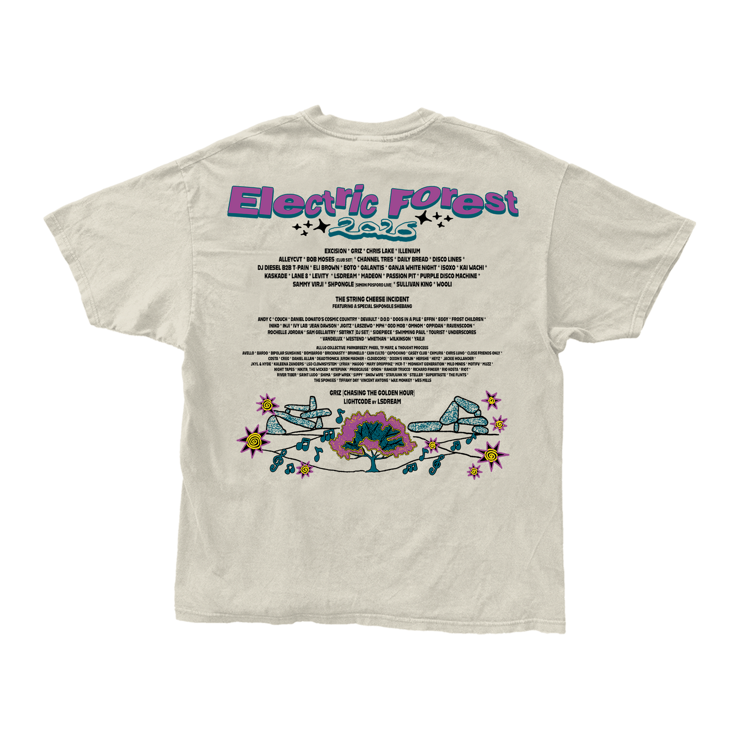 Forest Frequencies 2026 Lineup Tee