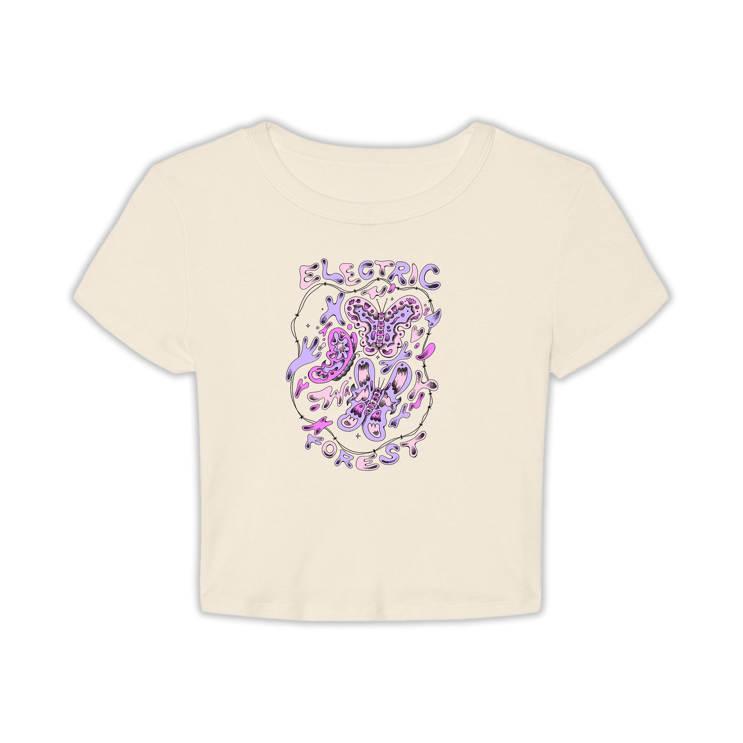Bubblefly Crop Tee