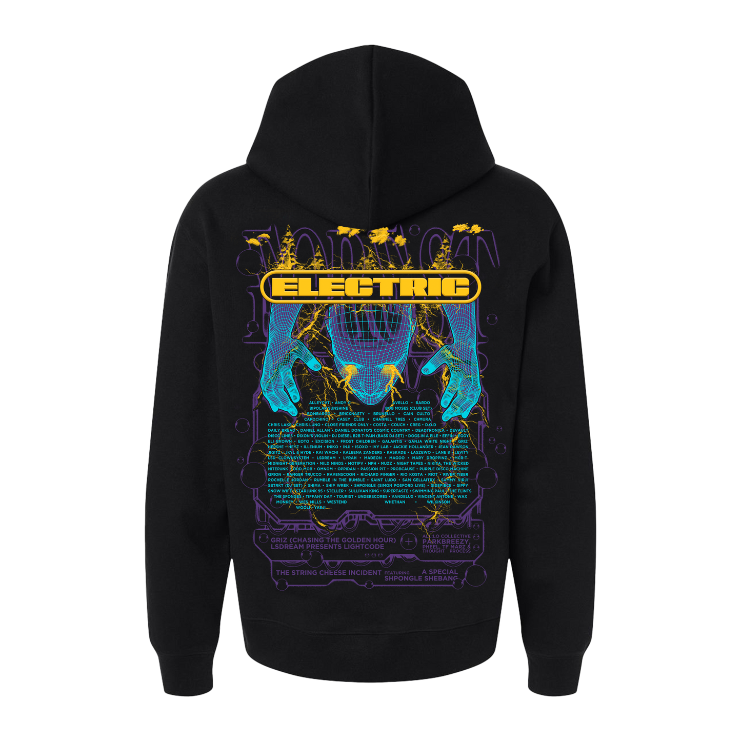 Cyber Head 2026 Lineup Zip Hoodie