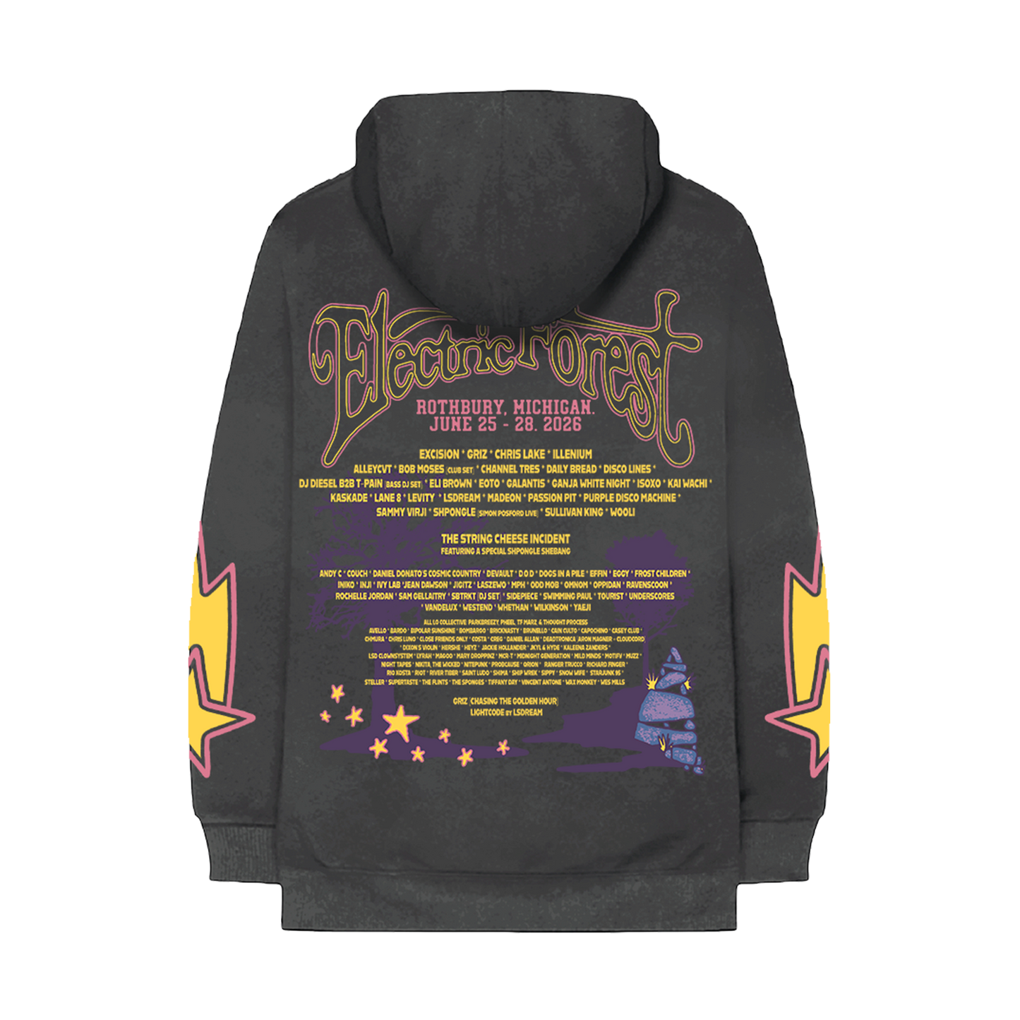Dreamy Night 2026 Lineup Hoodie