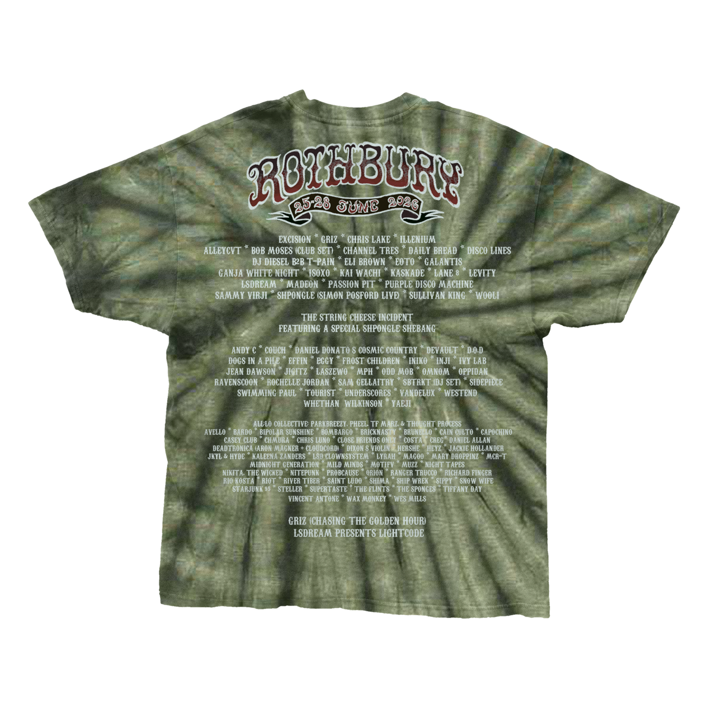 Vintage Observatory 2026 Lineup Tee