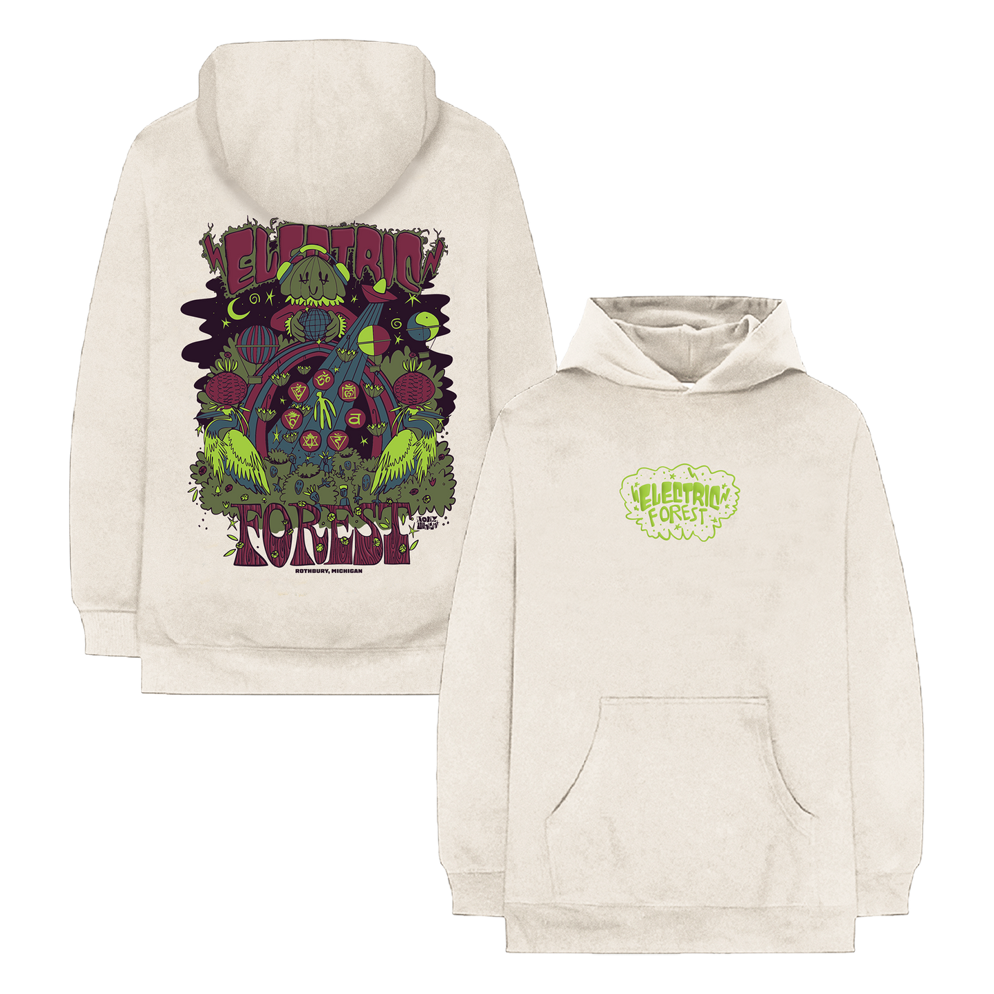 Electric Forest x Tony Whlgn Hoodie