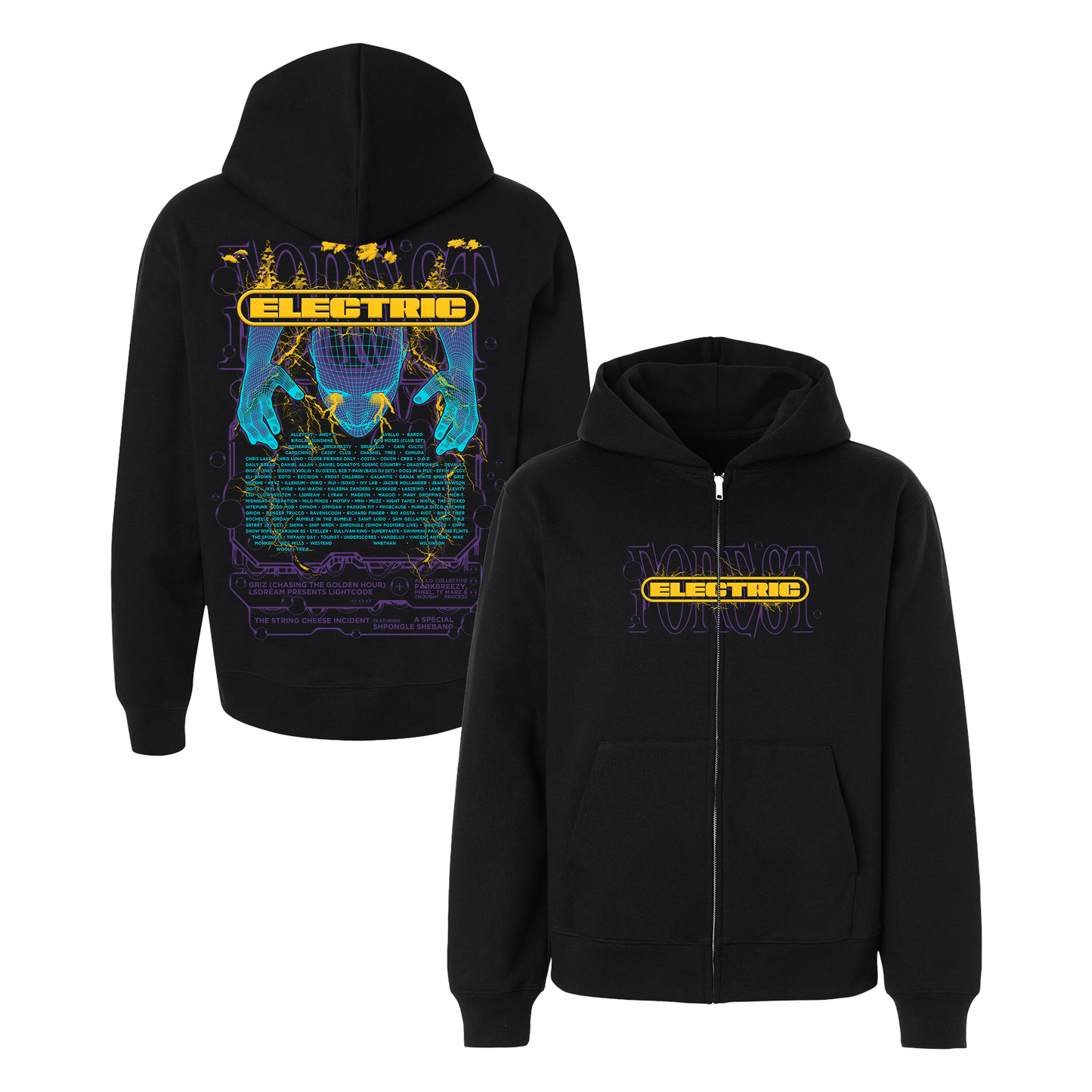 Cyber Head 2026 Lineup Zip Hoodie