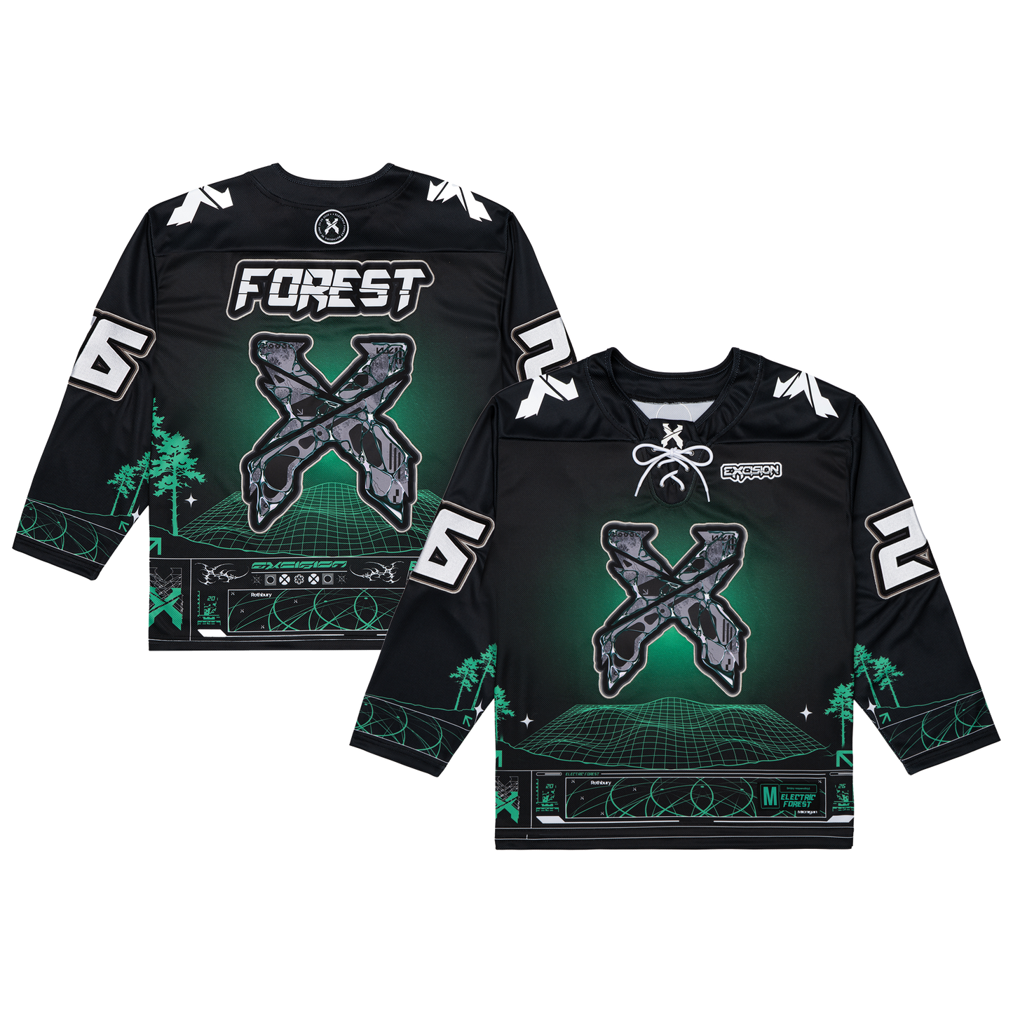 Excision x Electric Forest Hockey Jersey (Thursday, 6/25)