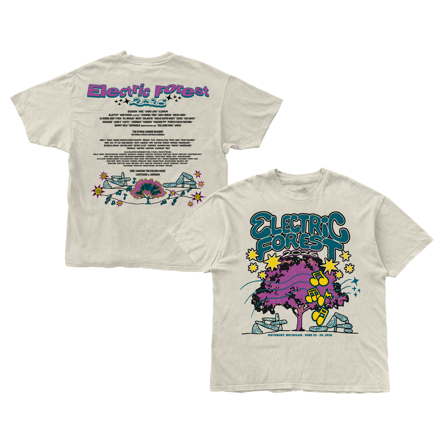 Forest Frequencies 2026 Lineup Tee